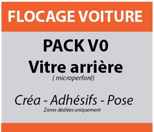 Flocage Voiture Pack V0 ( lunette arrière )